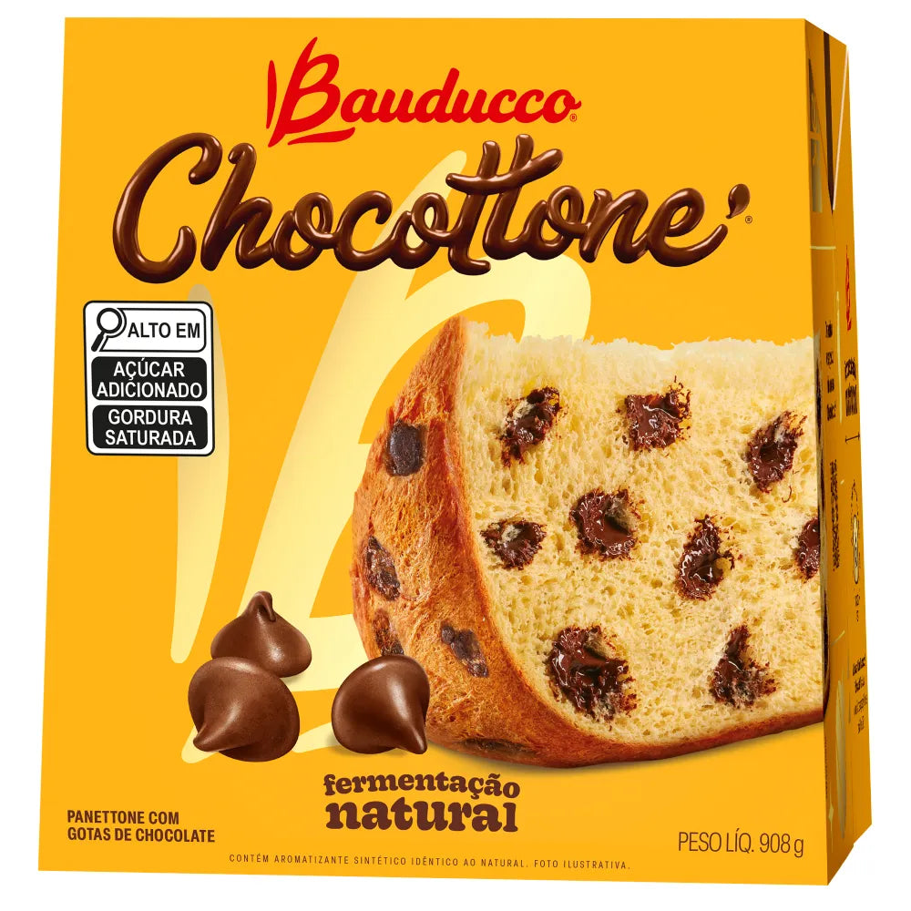 Chocottone Bauducco 908g | 12 unidades